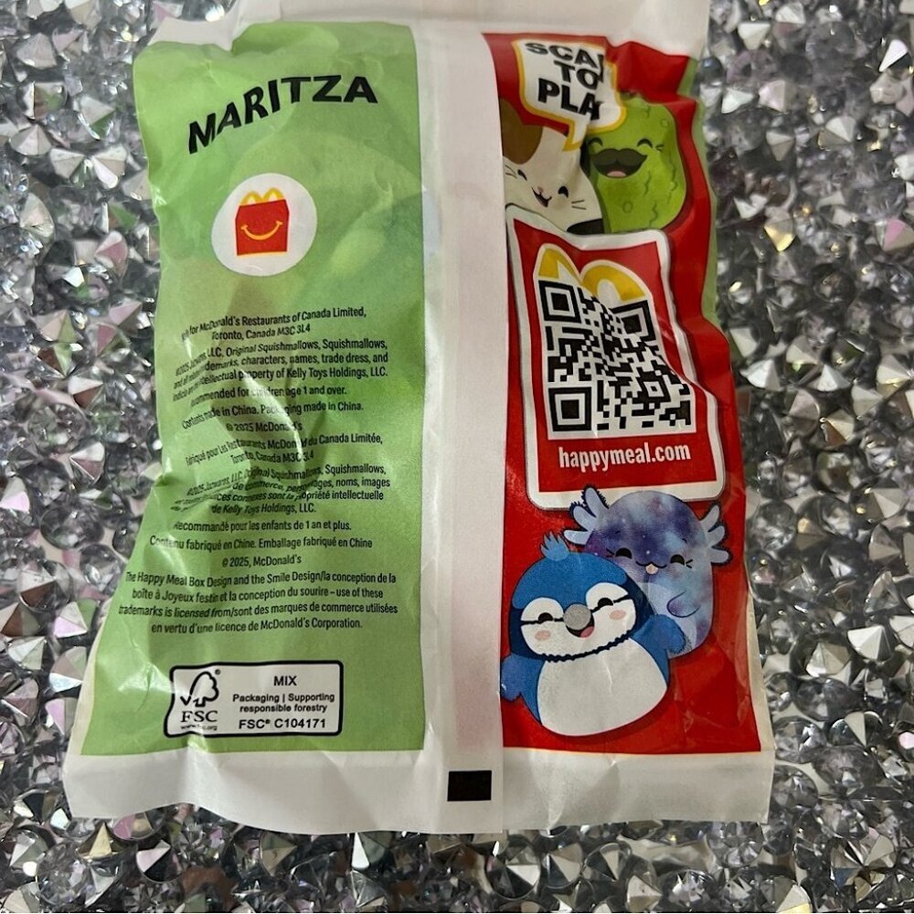 Squishmallows McDonald’s Maritza plush toy brand new in package stuffed animal